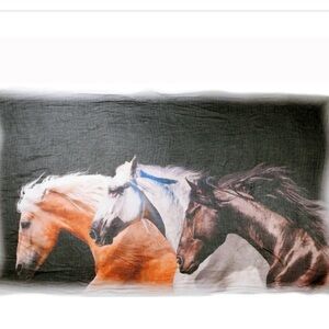 Blue Pacific Micromodal Wild Horse Scarf